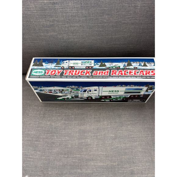 Hess 2003 Toy Truck and Racecars Christmas Collectible Toy Brand New In Box - Picture 2 of 9